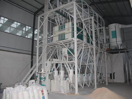 50-60t 小麦面粉加工生产线整体外观