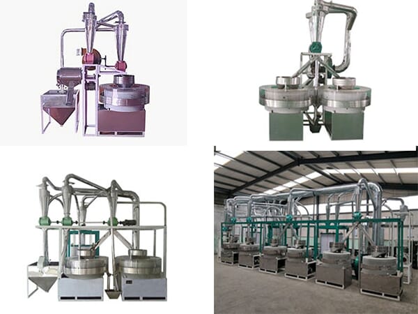 石磨面粉加工机组分类